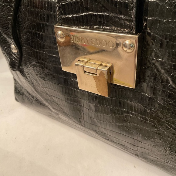 Vintage Jimmy Choo black patent purse - Picture 7 of 14
